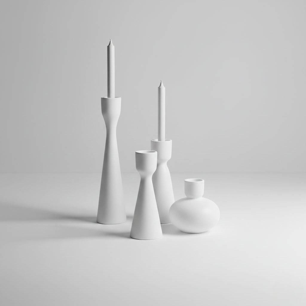 Set di Portacandele Minimalisti