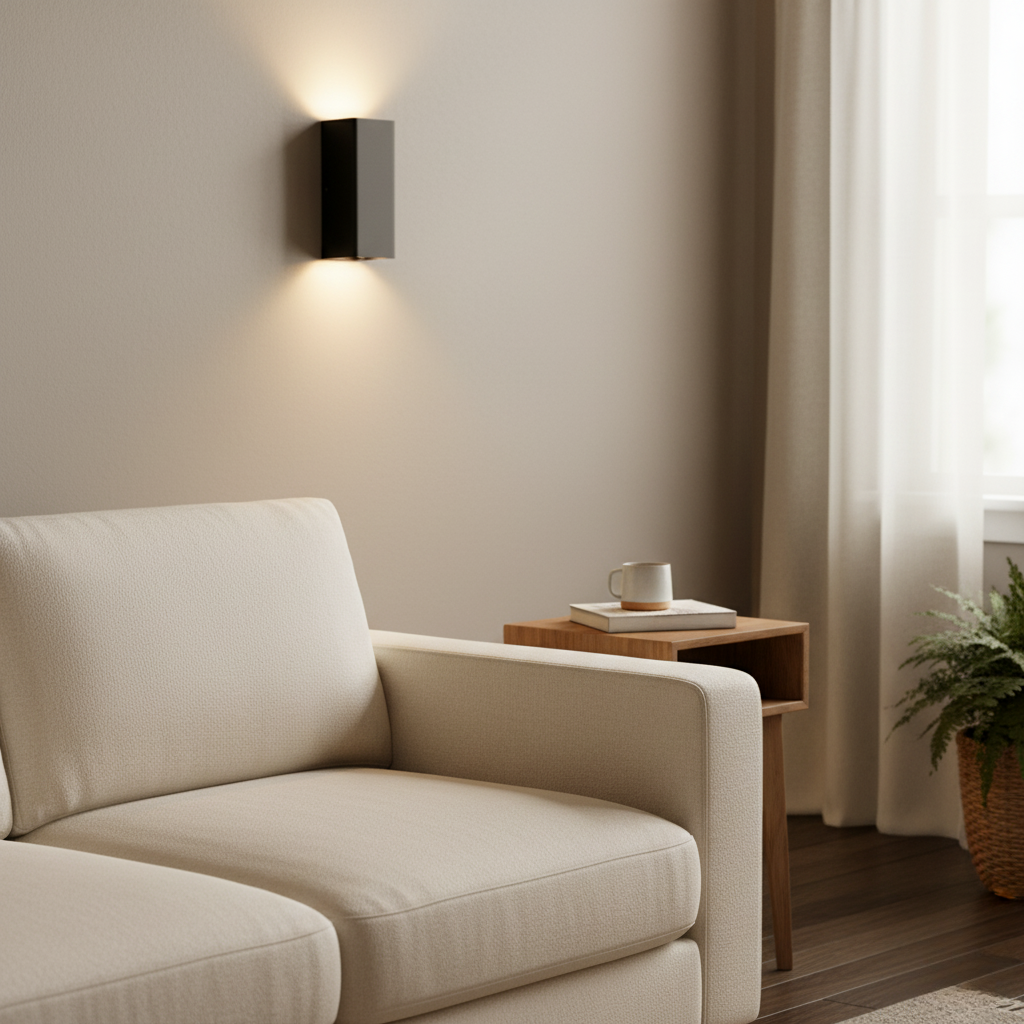 Lampada da Parete Minimalista Nera