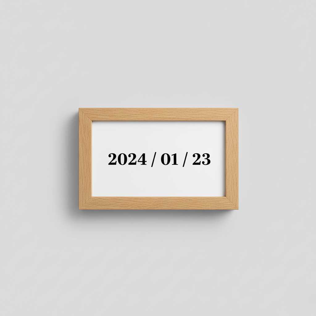 Cornice Calendario da Parete